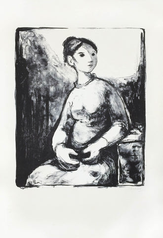 Mujer sentada