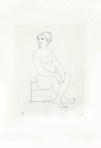 Mujer Sentada Desnuda